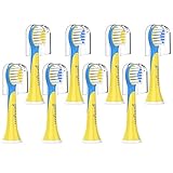 Senyum Kids Replacement Toothbrush Heads Compatible with Philips Sonicare Kids Replacement Heads...