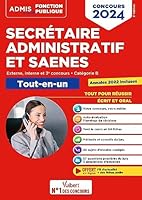 Concours Secrétaire administratif et SAENES - Catégorie B - Tout-en-un: Externe et interne - Concours 2024 - Tout le cours en audio 2311215744 Book Cover
