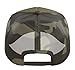 All Trash No Trailer Funny Sarcastic Joke Trucker Hat with Adjustable Mesh Back, Camo Green