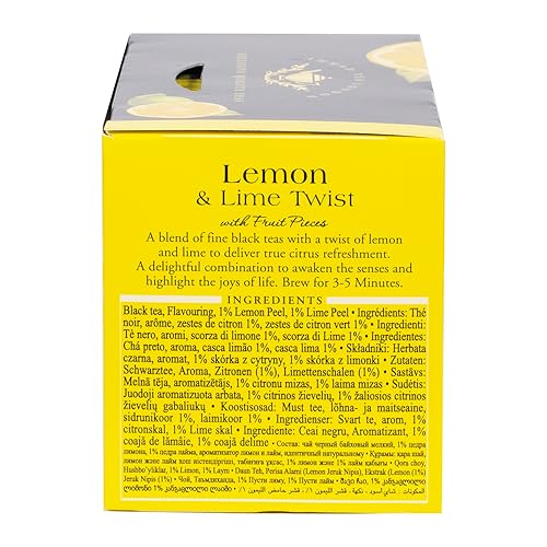 Ahmad Tea 697 Black Tea, Lemon & Lime Twist Teabags thumb #6