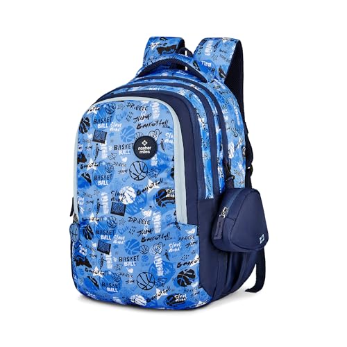 Image of Nasher Miles Polyester Backpack | Ideal for Preschool, Kindergarten, College, School, Office& Travel | Toddler, Girls, Boys, Men, Women