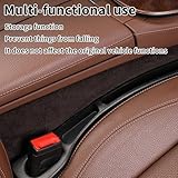 ASIRYVA 2 Pcs Car Seat Gap Filler Organiser, Car Gap Filler for Cars, SUVs & Trucks (Black) - Image 6
