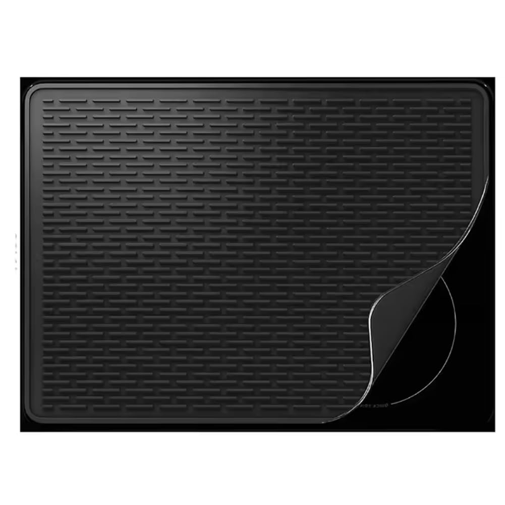 Hndhbfgrt Silicone Stove Top Cover for Electric Stove Glass Cooktop Protector and Dish Drying Mats Heat Insulated Pads