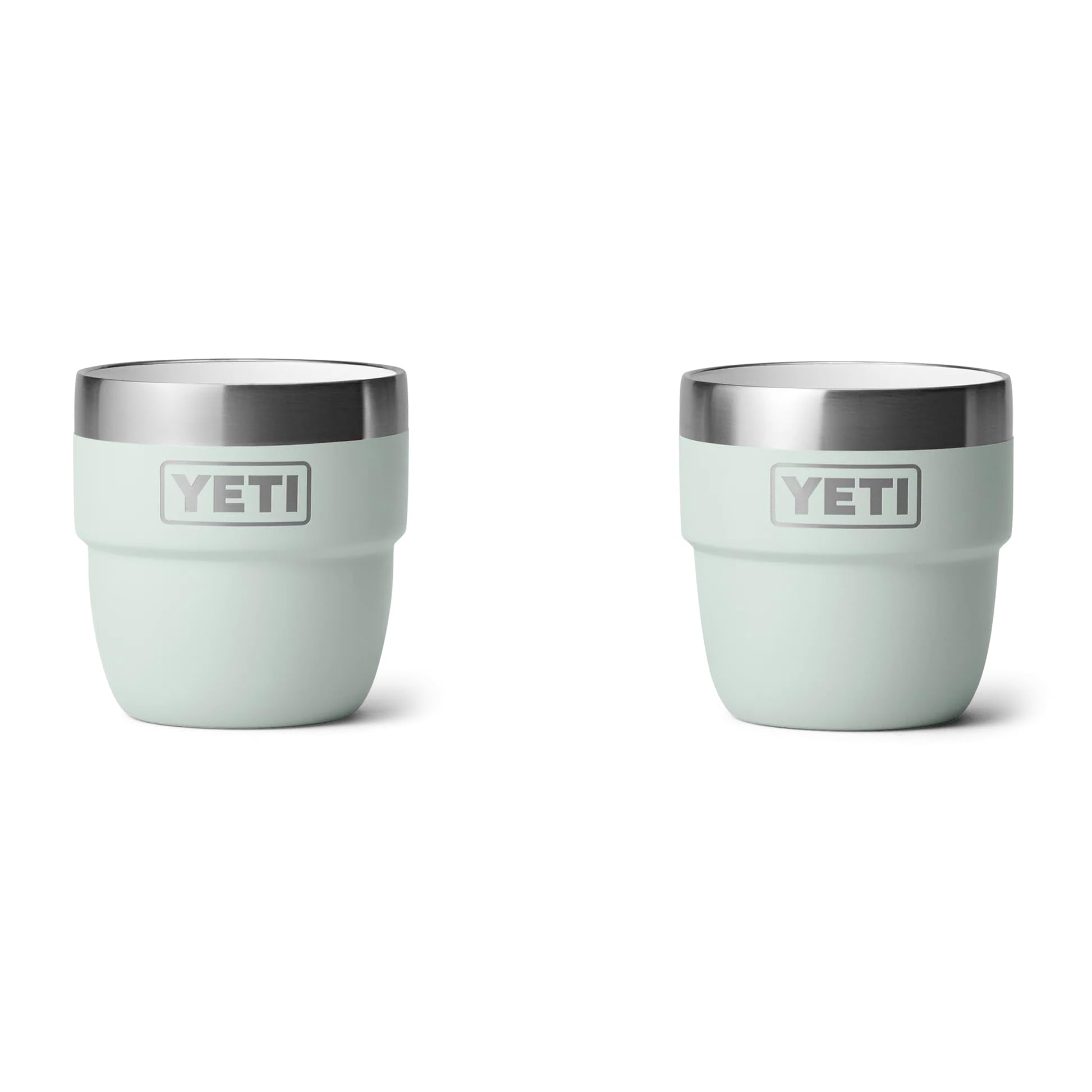 YETI Rambler Espresso Cup, Vacuum Insulated Stainless Steel Stackable Cup, Ridgeline, 2 Pack 4 oz (118 ml)
