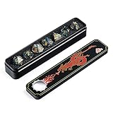 Dungeons and Dragons Dice Set,DNDND Handmade Sharp Edge 7 Die with Gift Dice Case for DND Dungeons...