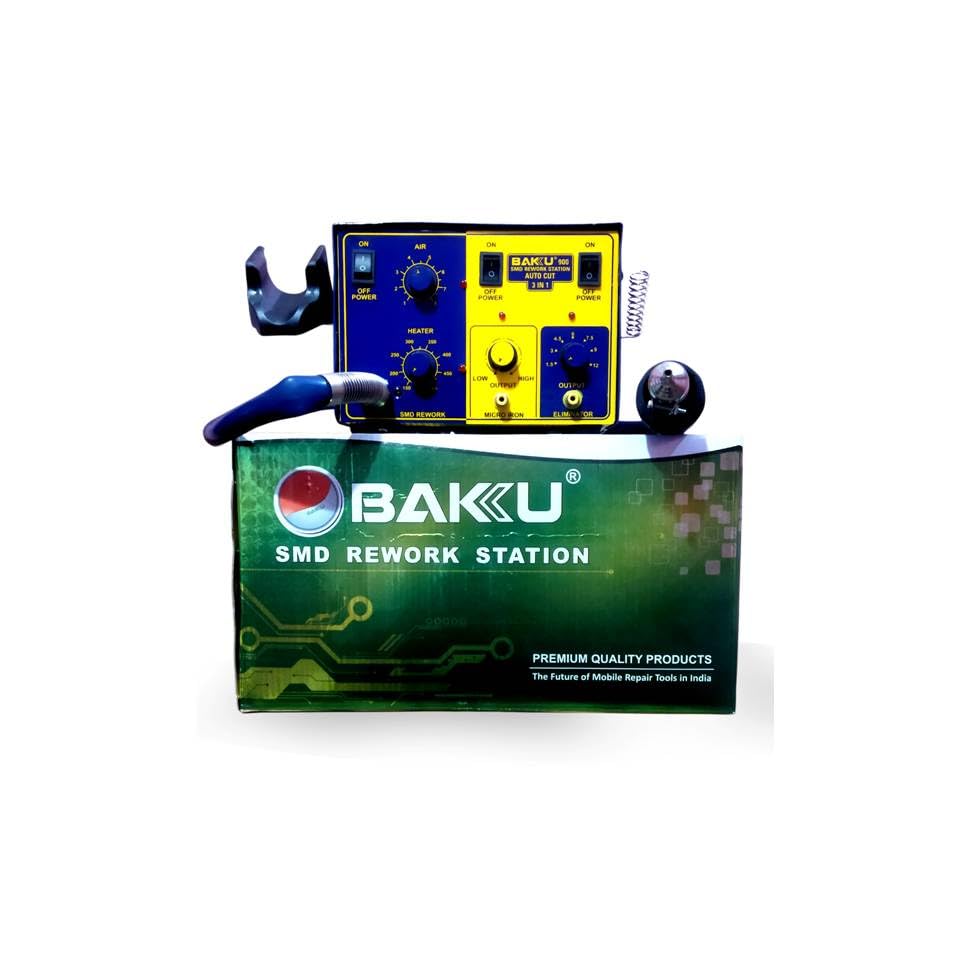 Bakku Premium 900 3 in 1 inbuilt Auto Cut Function SMD Rework Station hot air Gun with 12W Micro Soldering Iron,0-15V Variable Dc Output 700 W Temperature Controlled (B09GB38JXK) Amazon Price History, Amazon Price Tracker