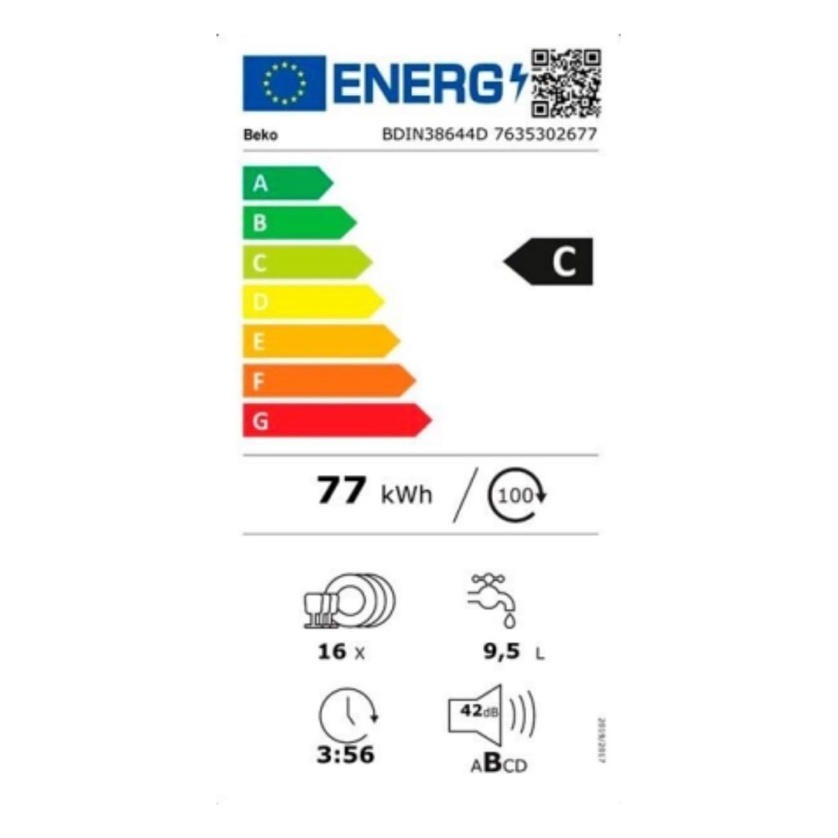 Lavavajillas BEKO 60 cm