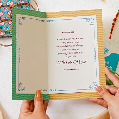 Image of ARCHIES Rakhi Collection For Rakshabandhan | Rakhi For Brother | Rakhi for Bhaiya and Bhabhi | Rakhi Combo Gift Hamper (AFFECTION-ARCHIES SPECIAL RAKHI CARD COMBO)