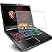 Vaxson 3 Pièces Film Protecteur d'écran, compatible avec MSI GS73VR 7RF 17.3" [pas en Verre Trempé] Neuf Screen Protector Guard Autocollant