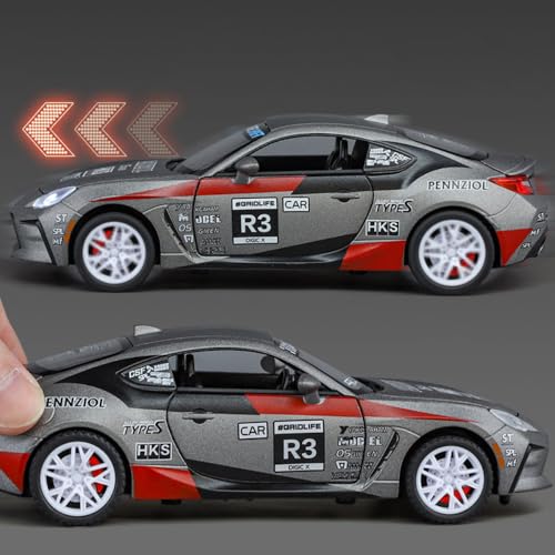 Image of Die-cast Alloy Motorbikes for Kids 1:14 Scale Alloy Model Bikes Pull Back Toys Suitable for 3+ Years Boys and Girls Multicolor (Pack of 1)【Colors as Per Stock】 (Toyota AE86)