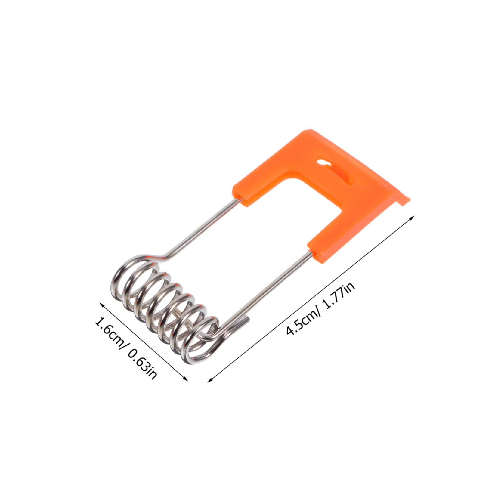 STOBAZA 100pcs Convenient Lighting Clamp Hook Plastic Spring Clips for Light Cover Springs Installation Lightweight Clips