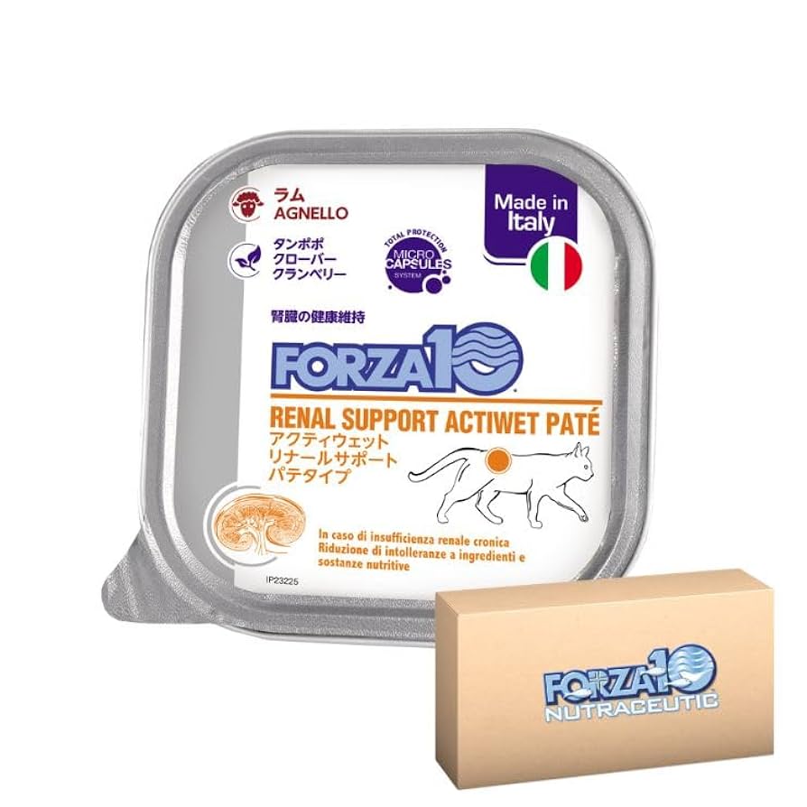 FORZA10 腎臓サポート パテ 16缶セット FORZA10 犬 缶詰 ドッグフード ウェットフード パテタイプ 療法