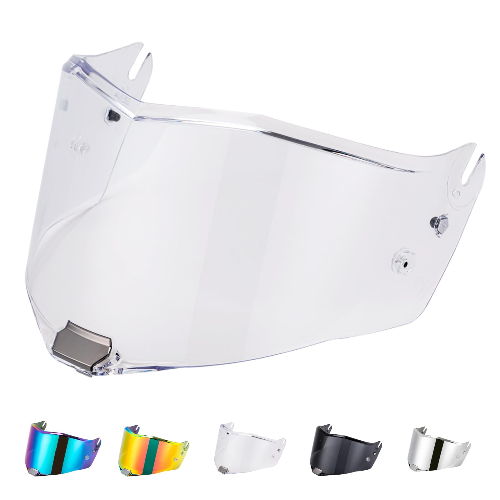 VCOROS Wizjer do kasku LS2 FF805, kask motocyklowy, wizjer, kask pełnotwarzowy, osłona na przednią szybę, zamiennik do FF805 (przezroczysty)