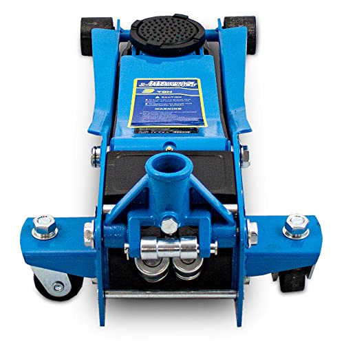 STIX ELN-04 Hydraulischer Wagenheber 3T - Hub 140-460mm - Doppelhebel 94cm - Mit Gummiauflage