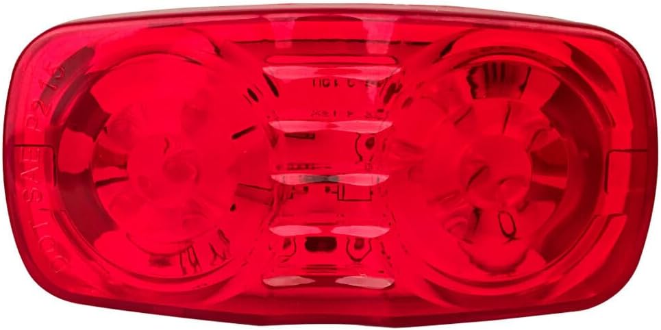 7 x 12 Led AmberLight Trailer Marker Light 12Led Red Light Rectangle 12 Led For Freightliner 1997 1999-2011 2013-2017,For International Harvester 2006 2008-2012 2014 2016,For Kenworth 1990
