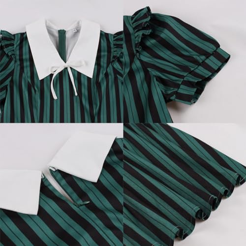 Image of 1950s Dresses for Women Vintage Rockabilly Retro Short Sleeve Tie Midi Dress Cocktail Party Evening Prom Gown