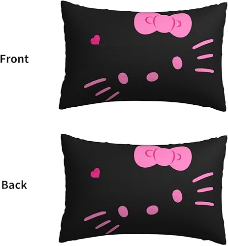 Miniatura 2 de Bonita funda de almohada Kawaii de dibujos animados de anime para decorar sala de estar, sofá y dormitorio, 20 x 30 pulgadas-L14
