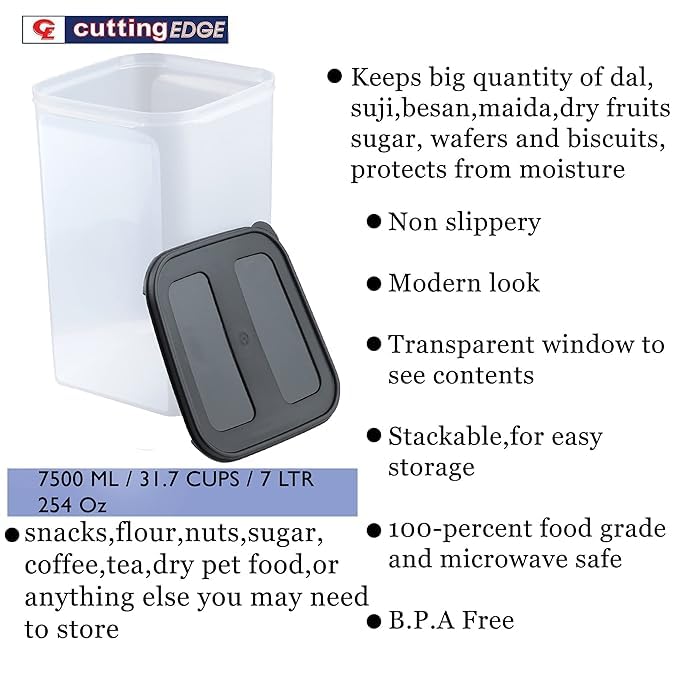 Image of Cutting EDGE 2X Series 7.5L Airtight Modular Container, Set of 2 (Dark Blue)