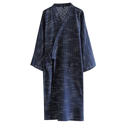 Robe de Chambre Mince en Coton pour Homme : Votre Allié Loungewear Style Japonais