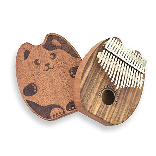 KIKIRon-MusicalInstrument Pouce Piano KOA Bois Corps Acajou Bas Minerai Cas avec Protection-clés en métal 17 Touches… - Les Beatles, Paul McCartney, John Lennon, RIngo Starr, George Harrison KIKIRon-MusicalInstrument Pouce Piano KOA Bois Corps Acajou Bas Minerai Cas avec Protection-clés en métal 17 Touches… – Image 5