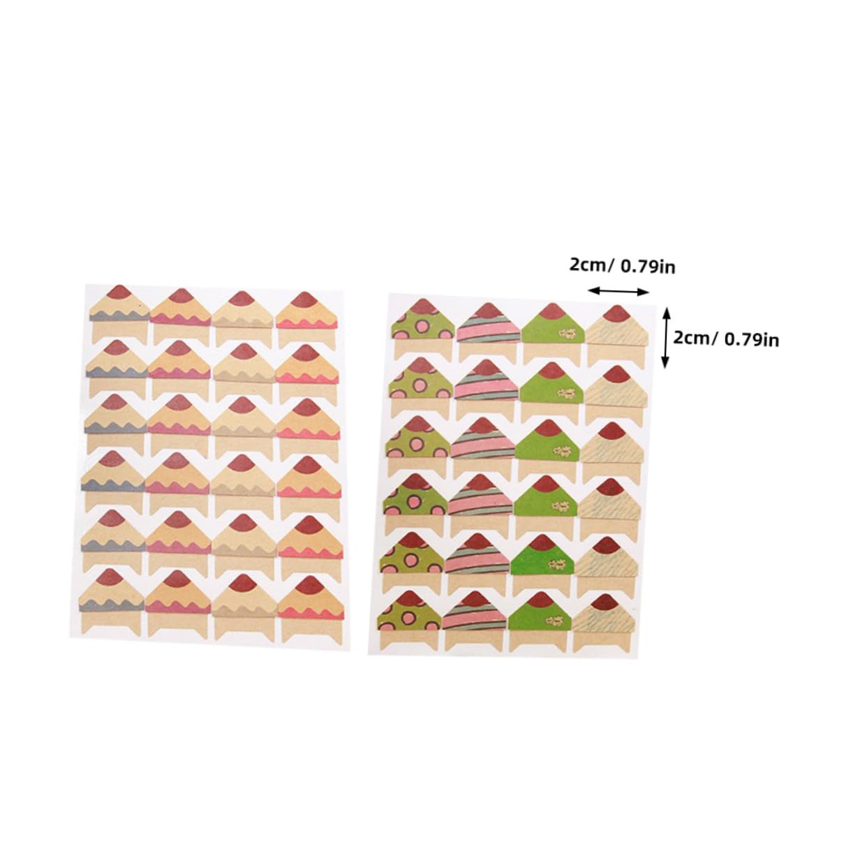 ARTIBETTER Cute Style Photo Corners 10 Sheets Self-Adhesive Scrapbook Stickers Photo Album Accessories Picture Edge Protectors