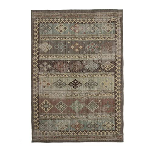 Thedecofactory Marrakech Vintage - Tapis Vintage Oriental Marron 133x190
