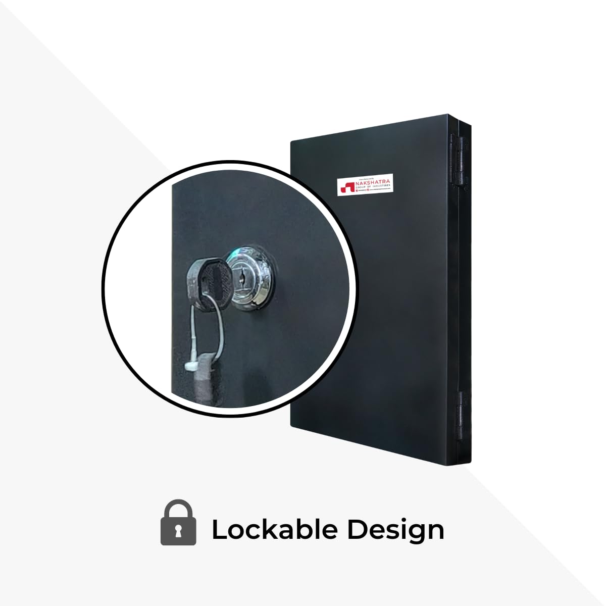 StayHappy 24-Key Lockable Key Storage Box for Hotels & Offices 1