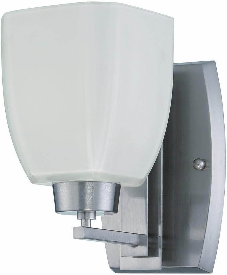 Craftmade Bridwell 1 Light Wall Sconce Brushed Polished Nickel