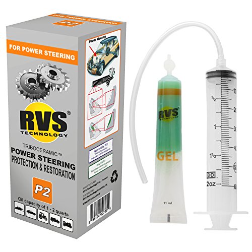 RVS Technology P2 Power Steering Treatment. for Power Steering Units with an Oil Capacity up to 2 quarts. Restores Metal Surfaces in Your Power Steering Units, Safe for All Power Steering Pumps.