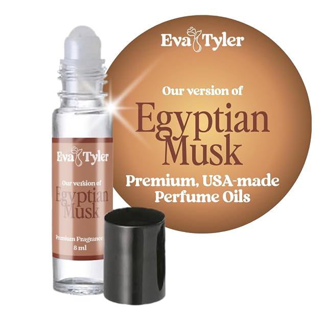 Egyptian Musk Premium Cologne Roll on USA made Long-lasting Mens Roll on 8ml
