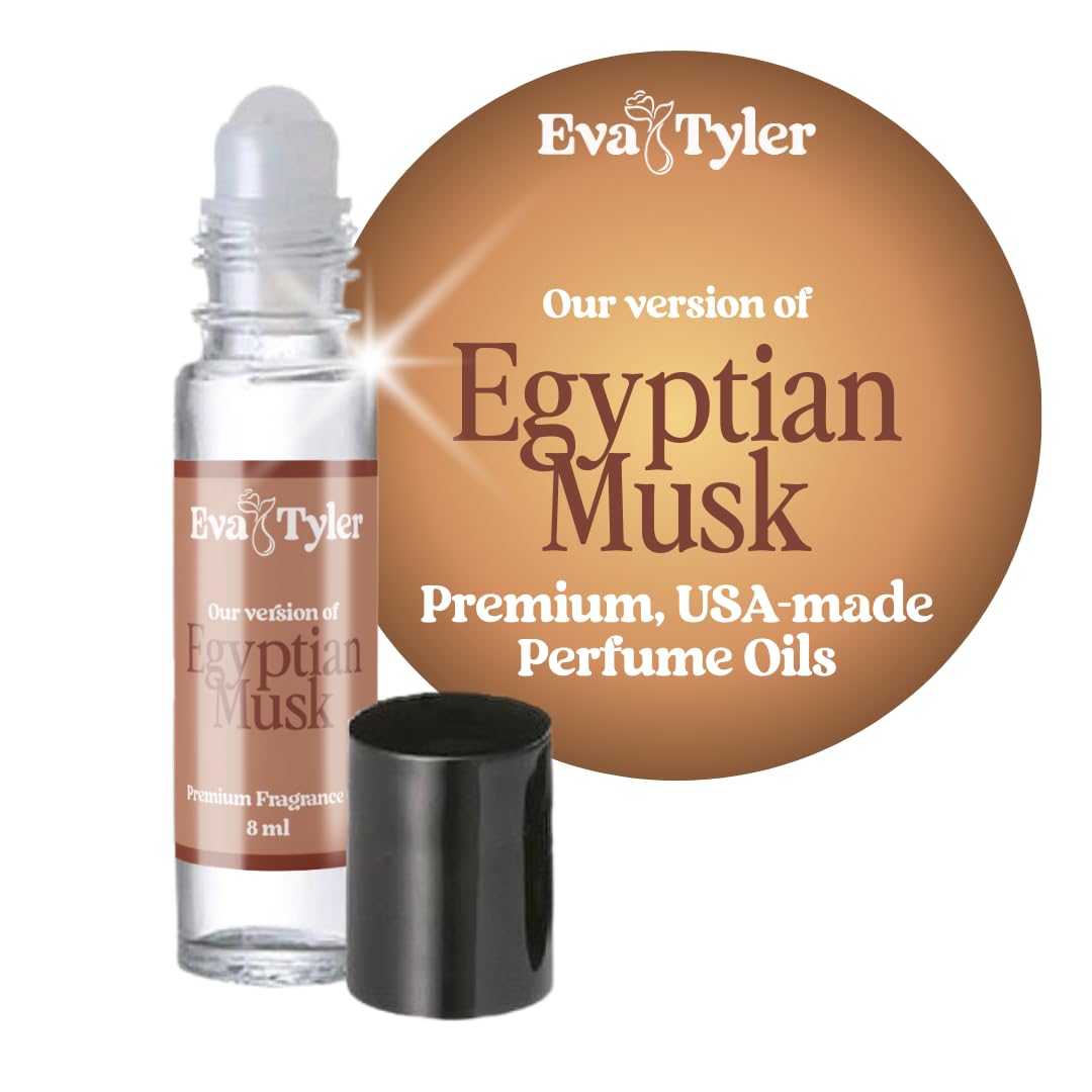 Egyptian Musk Premium Cologne Roll on USA made Long-lasting Mens Roll on 8ml