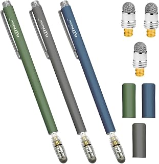 aibow 触控笔 触控笔 iPad iPhone 智能手机 Android 平板电脑 Switch 对应 3支+笔尖3个 6mm 大地色