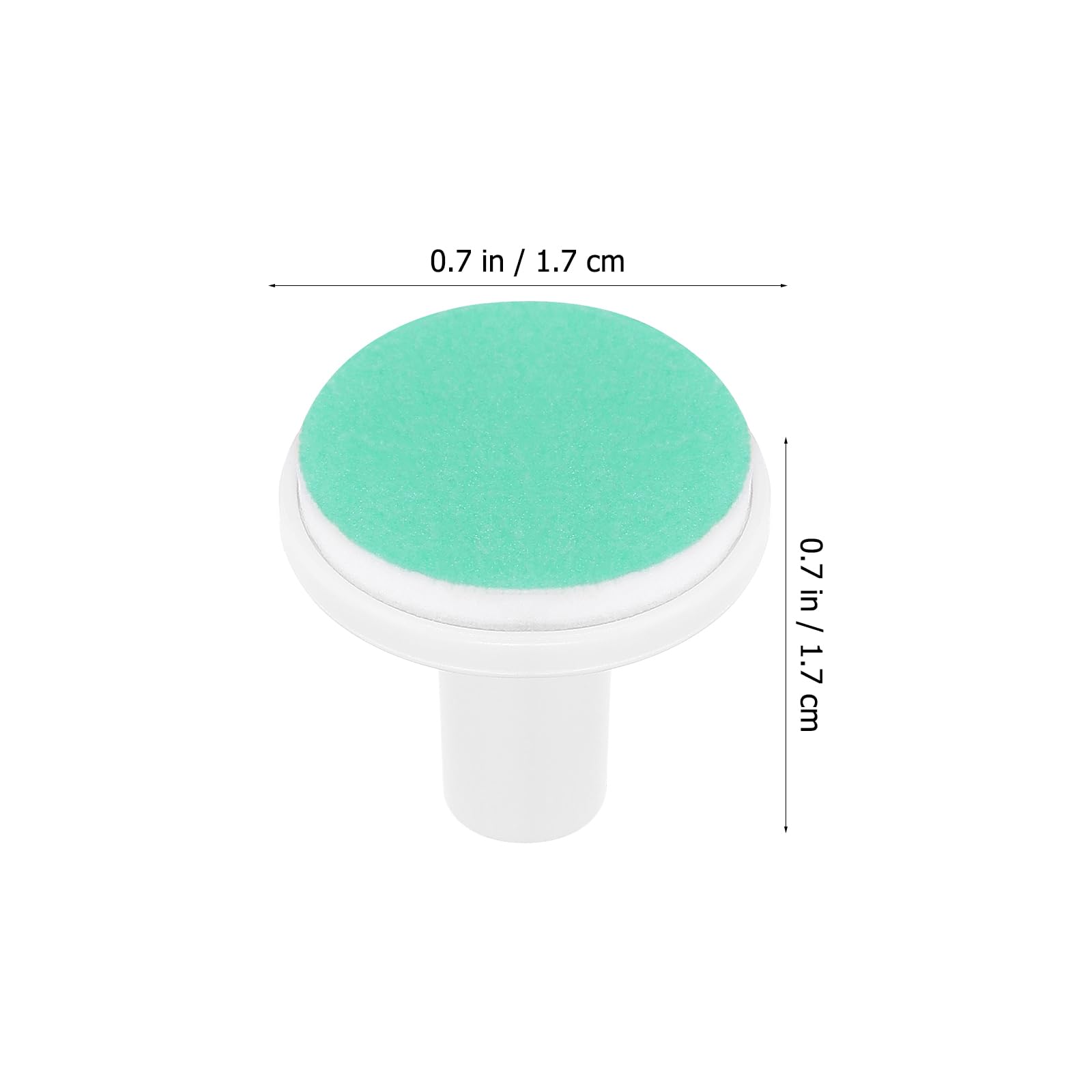 MUSISALY 24pcs Electric Nail Trimmer Pads for Safe Replacement Grinding Heads for Electric Nail File for Boy Girl Toddlers Easy to Install Use Sandpaper Material