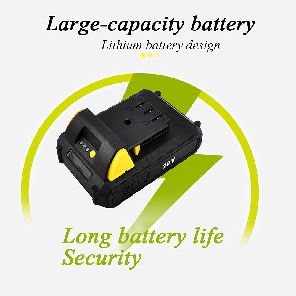 Motoazada de Jardín, Pequeñas Motoazadas para Jardines Inalámbricas, con Batería de Litio de 4000mah y Cargador, Mango Ajustable, Cultivador Portátil para Jardines, Huertas, Invern