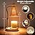 ManiHam™ Luxury Candle Warmer Lamp with Timer & Dimmer, Adjustable Height, 2 Bulbs Included Scented Jar Candle Wax Melt Warmer, Gift for Women, Mom, Sister Housewarming Bedroom Home Decor