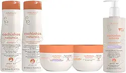 Arvensis Vegan Professional, Kit Cachinhos Naturais Infantil Cachos Arvensis 5 itens