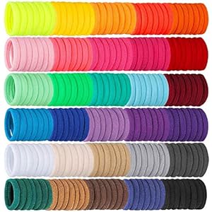 Isbasa 300pcs Baby Hair Ties, Toddler Hair Accessories Elastic Hair, Bands Soft Scrunchies for Toddlers Infants, Small…