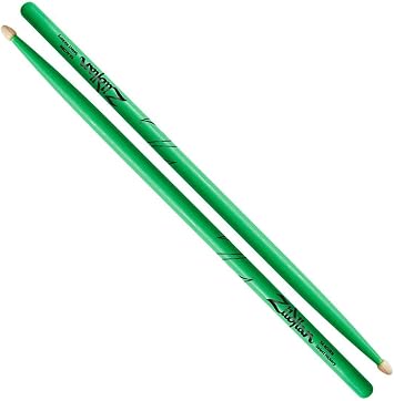 Zildjian 5ACWDGG 5A Acorn Wood Neon Drumsticks - Green