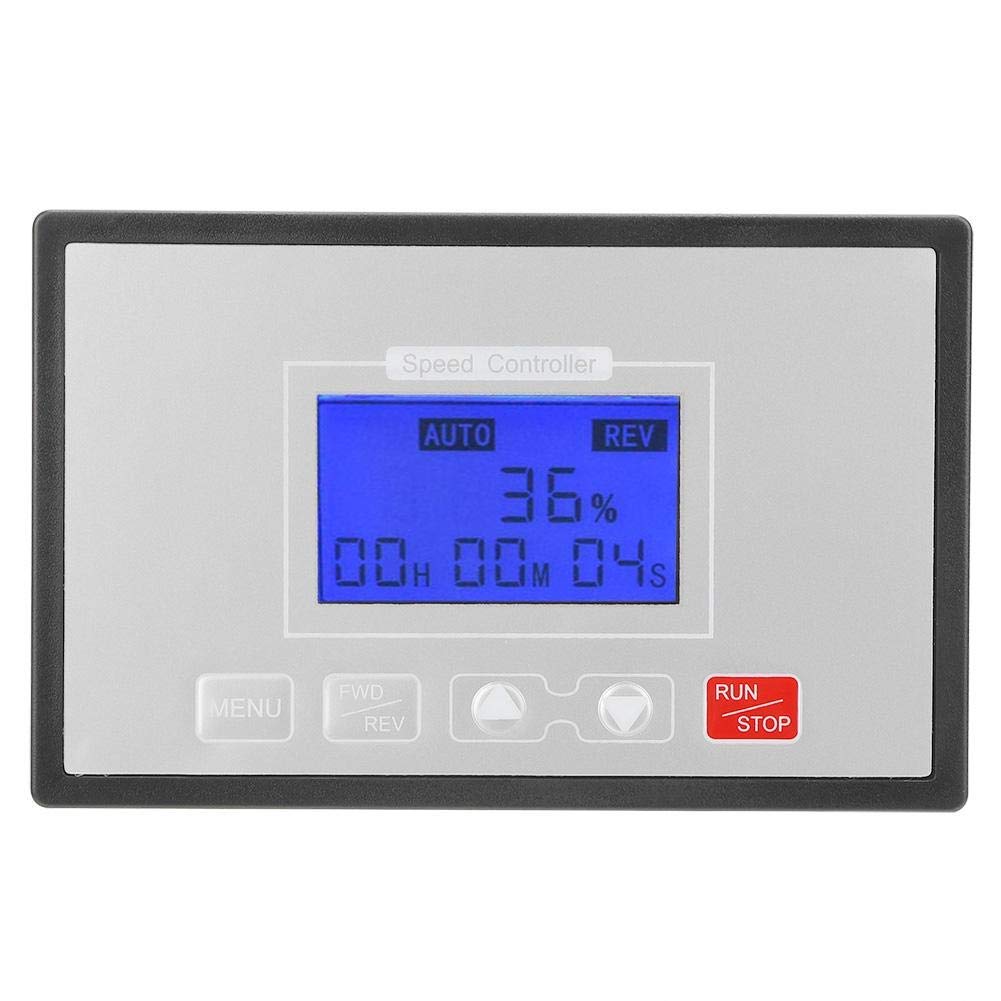 60A 10-55 V DC Brush Motor Speed Controller Display LCD Slow Run/Stop Timer reversibile Circuito di controllo