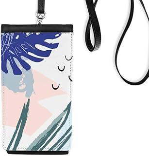 Heaven s Art Pattern Phone Wallet Purse Hanging Mobile Pouch Black Pocket