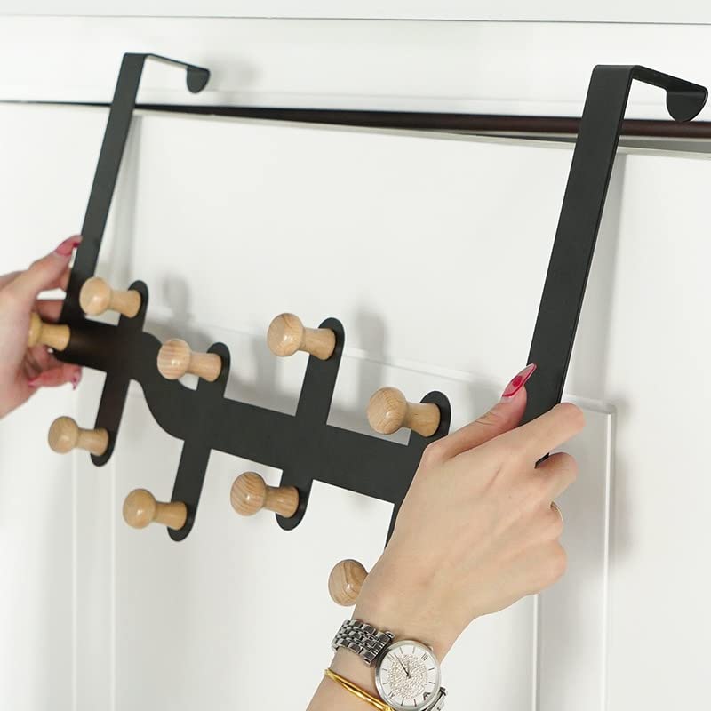 Porte-manteau mural robuste pour résoudre le désordre des vestes dans l'entrée - 5