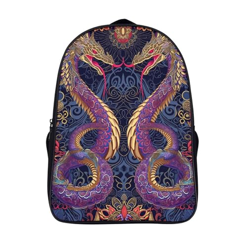 Mochilas para estudiante primaria de Dragon con dibujos animados y mochila infantil de 40cm