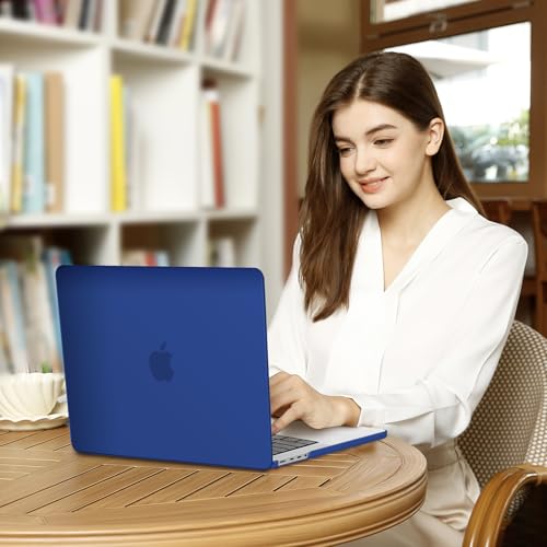 Image of MOSISO Compatible with MacBook Pro 14 inch Case 2025 2024 2023 2022 2021 M5 M4 M3 M2 M1 A3434 A3112 A3185 A3401 A2918 A2992 A2779 A2442, Hard Shell&Keyboard Cover&Screen Film&Pouch,Royal Blue