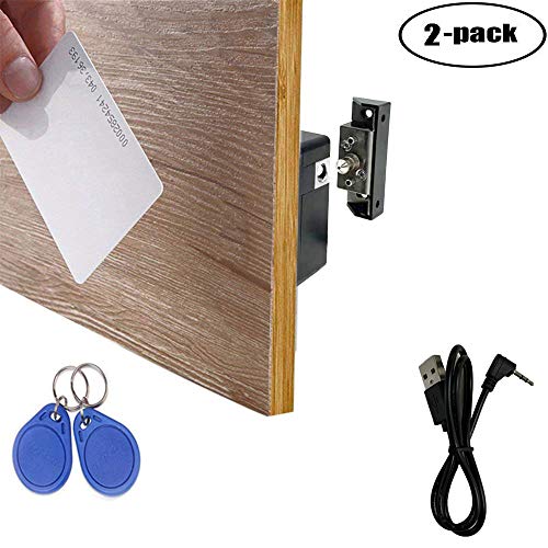 WOOCH Electronic Cabinet Lock Kit Set, Hidden DIY Lock for Wooden Cabinet Drawer