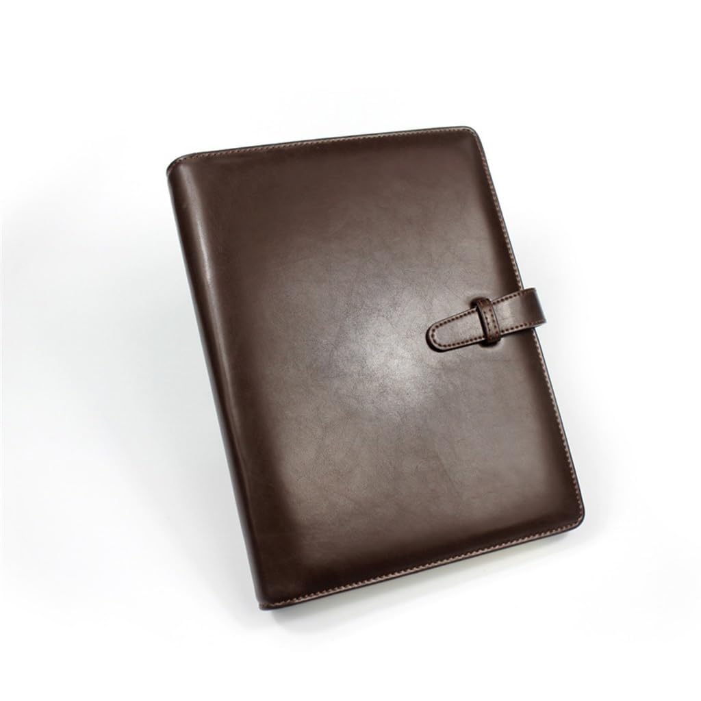 Notebook Notebook 235x175mm Cuoio Dell'unità di elaborazione Notepad Ufficio Riunione Notebook Business Foglia sciolta per Lavoro Scuola Nota Prendere Diario