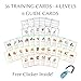 Cat Clicker Training Kit with 36 Trick Cards - Complete Set Includes Pet Clicker & Progress Chart for Fun, Bonding, and Positive Behavior Training in Cats & Kittens