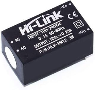 Mini Fonte de Alimentação 100 a 240V AC para 12V DC 250mA 3W Hi-link HLK-PM12