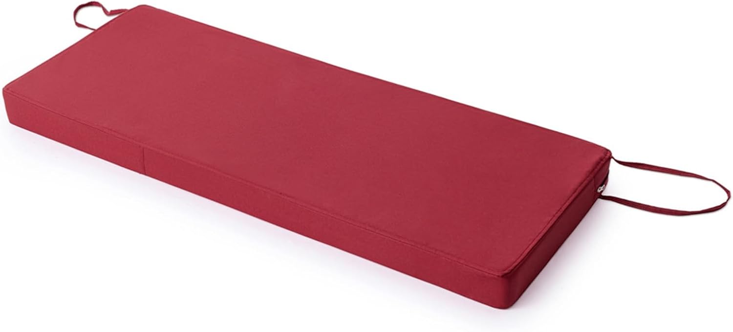 SK Studio Outdoor Bench Cushion Cover 48 x 18 x 3 inch, Waterproof UV Protection Patio Covers Replacement with Zipper for Swing Loveseat Furniture, 1 Pack, Cover Only, Navy Blue