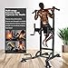 Yoleo Adjustable Power Tower - Multi Function Pull up Station for Strength Training - Dip Stand Workout Fitness Bar - Push up Equipment of Home Gym Exercise