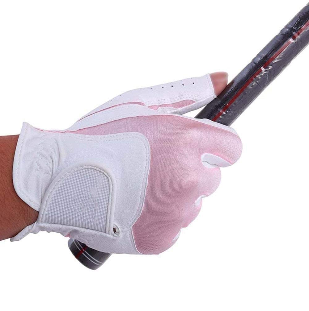 Damen Golfhandschuh Stallgrip Golfhandschuh, fingerloser Rutschfester Handschuh (Size : S)